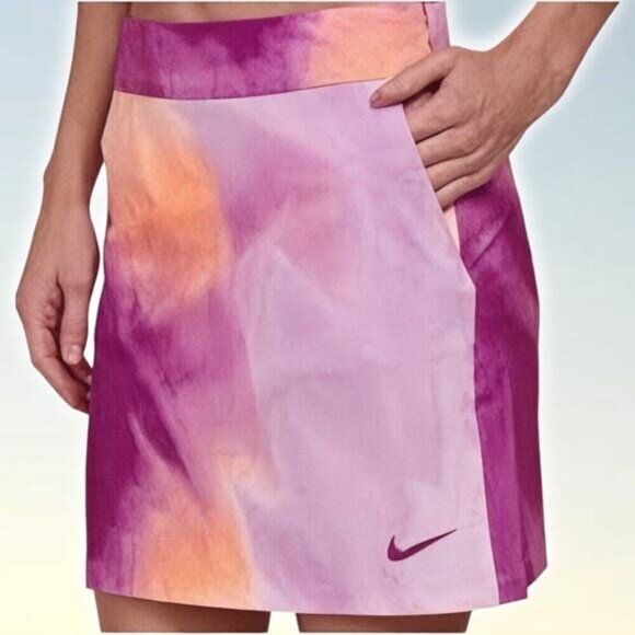 Nike Dresses & Skirts - NIKE Golf Tour Performance Dri-Fit Skirt Sz 6 Purple Orange